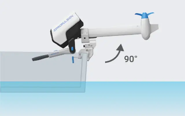 Silnik Spirit 2 pod kątem 90 stopni Silnik Spirit 2 pod kątem 90 stopni